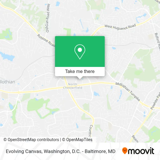 Evolving Canvas map