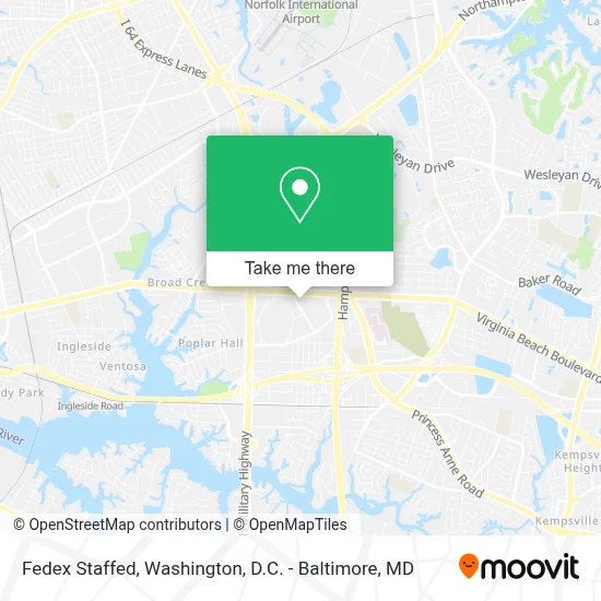Fedex Staffed map