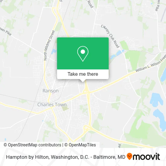 Hampton by Hilton map