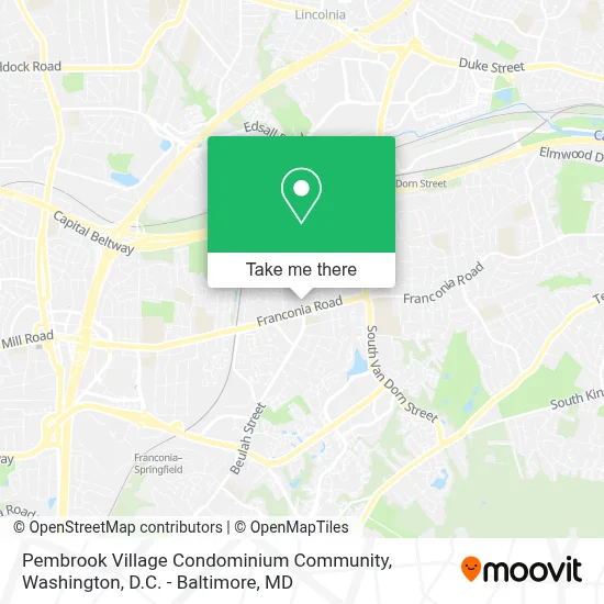 Pembrook Village Condominium Community map
