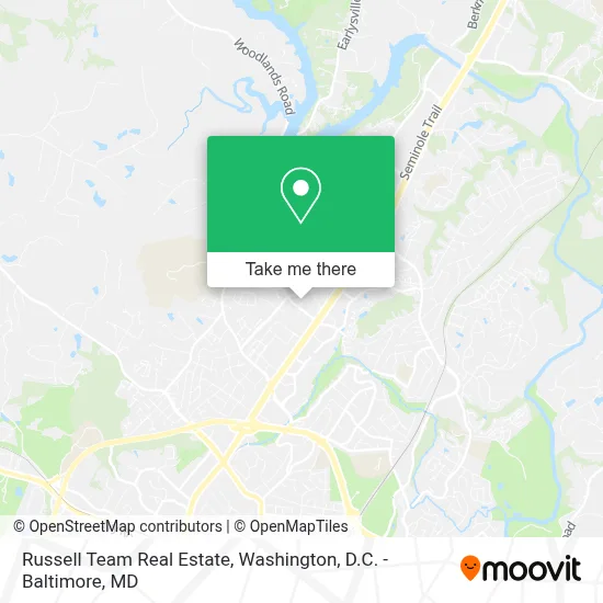 Russell Team Real Estate map