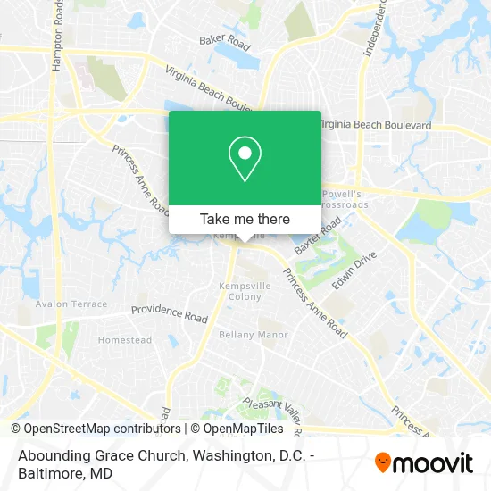 Abounding Grace Church map