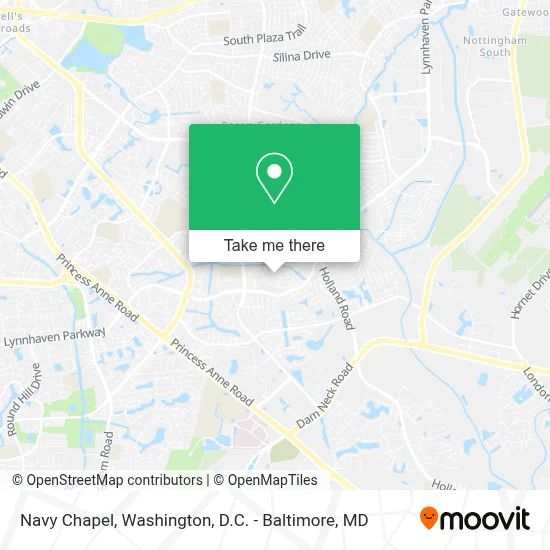 Navy Chapel map