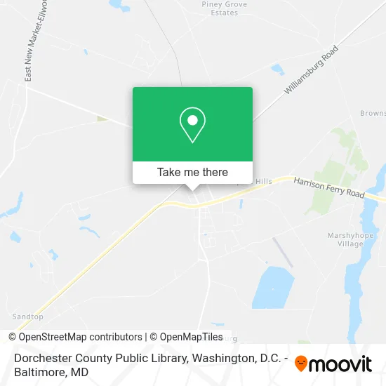 Dorchester County Public Library map