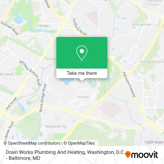 Drain Works Plumbing And Heating map