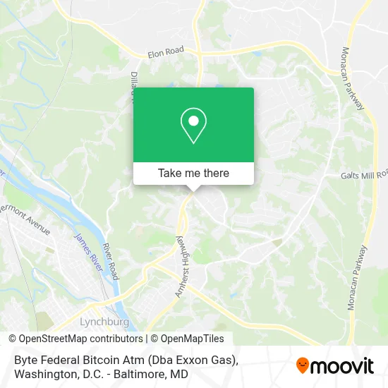 Byte Federal Bitcoin Atm (Dba Exxon Gas) map