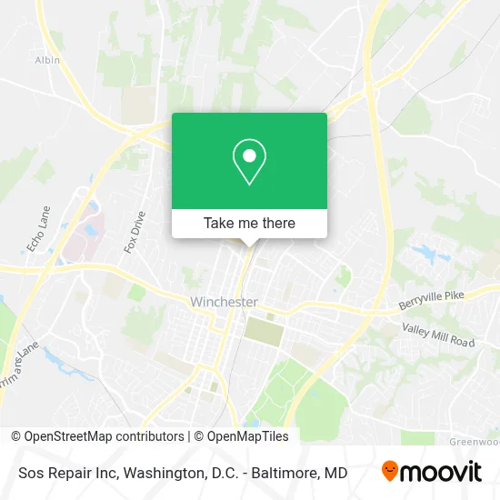 Sos Repair Inc map