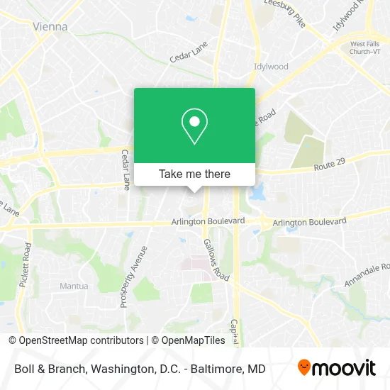 Boll & Branch map