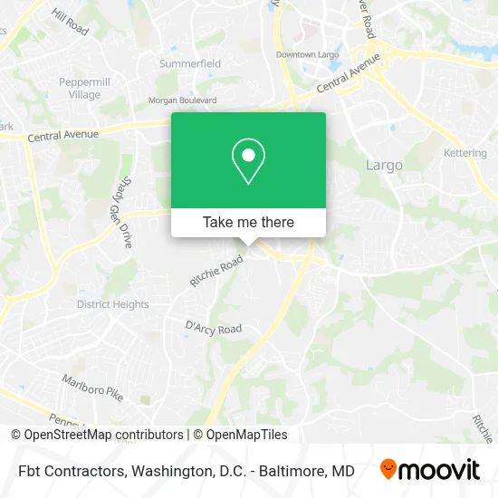 Fbt Contractors map