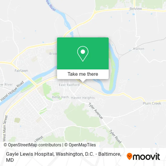 Gayle Lewis Hospital map