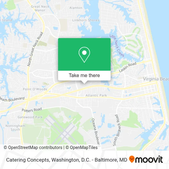 Catering Concepts map