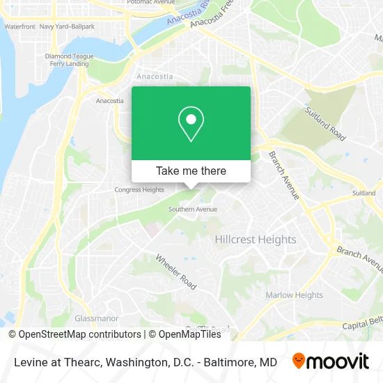 Levine at Thearc map