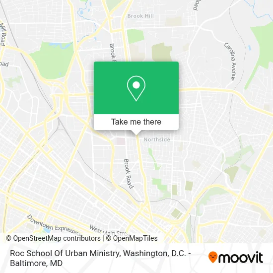 Roc School Of Urban Ministry map