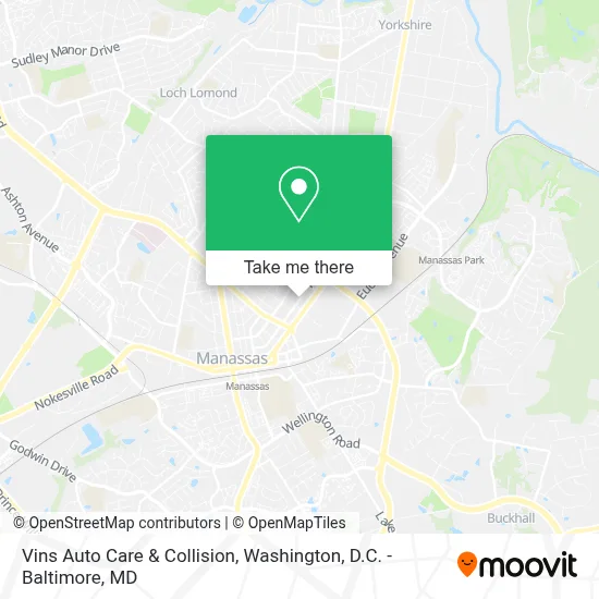 Vins Auto Care & Collision map