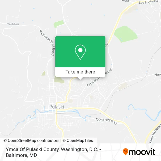 Ymca Of Pulaski County map