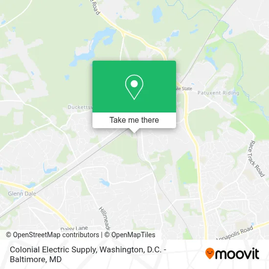 Colonial Electric Supply map