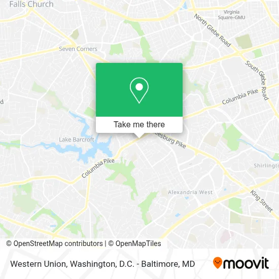 Western Union map
