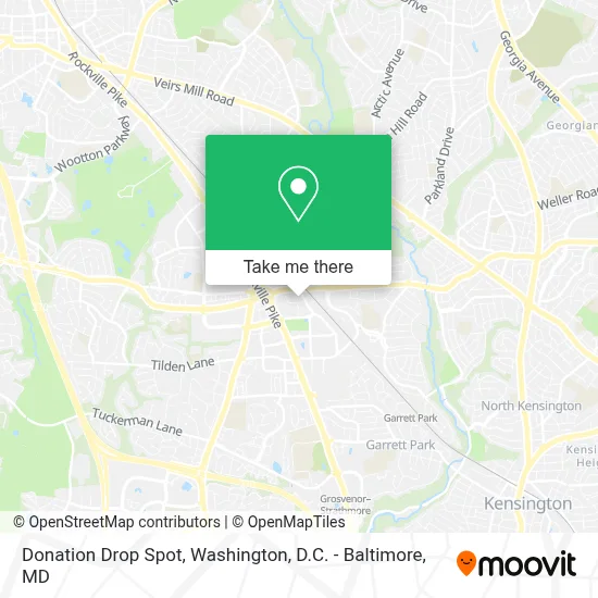 Donation Drop Spot map