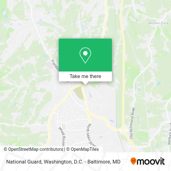 National Guard map