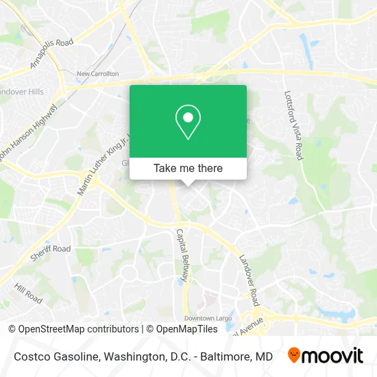 Costco Gasoline map