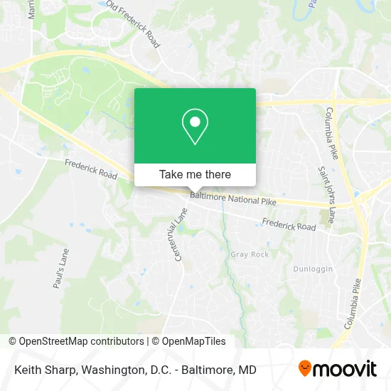 Keith Sharp map