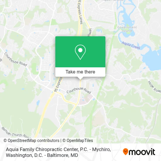 Aquia Family Chiropractic Center, P.C. - Mychiro map