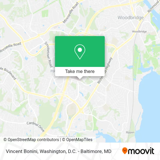 Vincent Bonini map