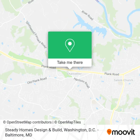 Steady Homes Design & Build map