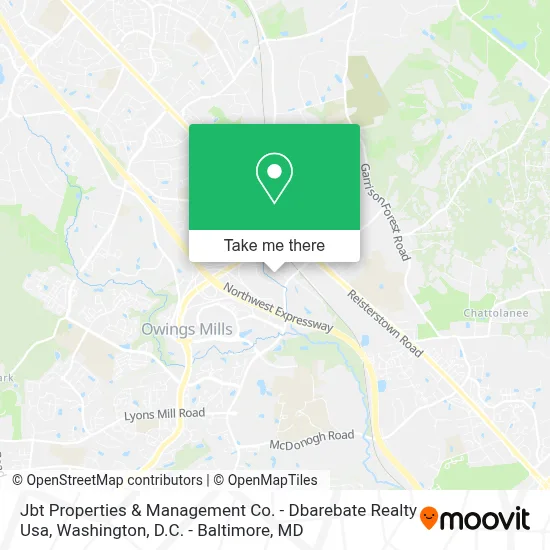 Jbt Properties & Management Co. - Dbarebate Realty Usa map
