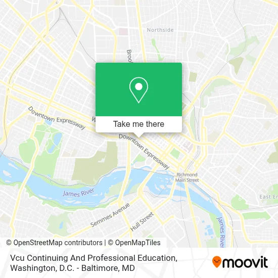 Vcu Continuing And Professional Education map