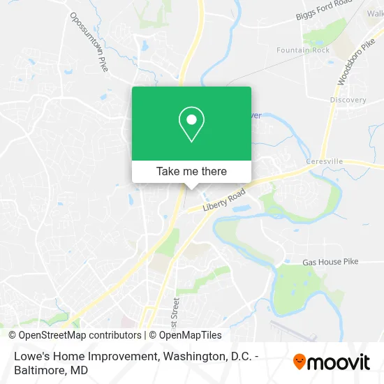 Lowe's Home Improvement map