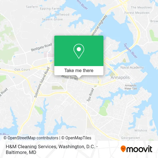 H&M Cleaning Services map