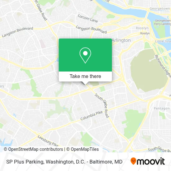 SP Plus Parking map