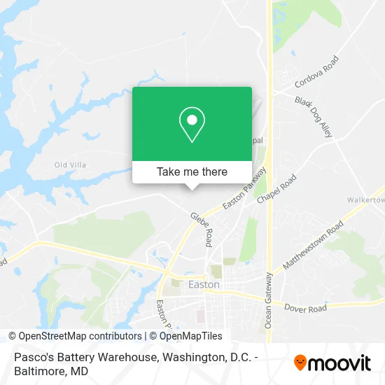 Pasco's Battery Warehouse map