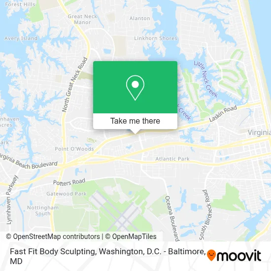 Fast Fit Body Sculpting map