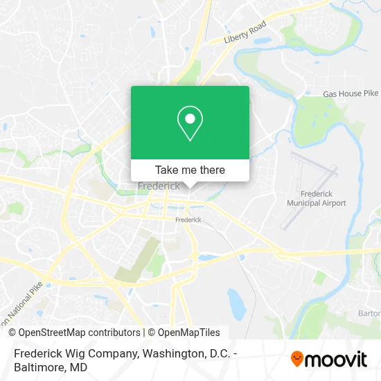 Frederick Wig Company map