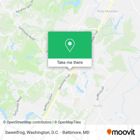 Sweetfrog map
