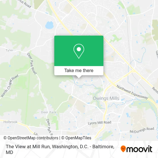 The View at Mill Run map