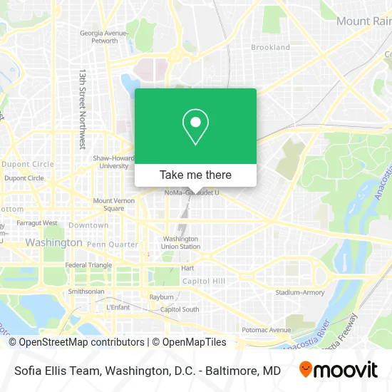 Sofia Ellis Team map