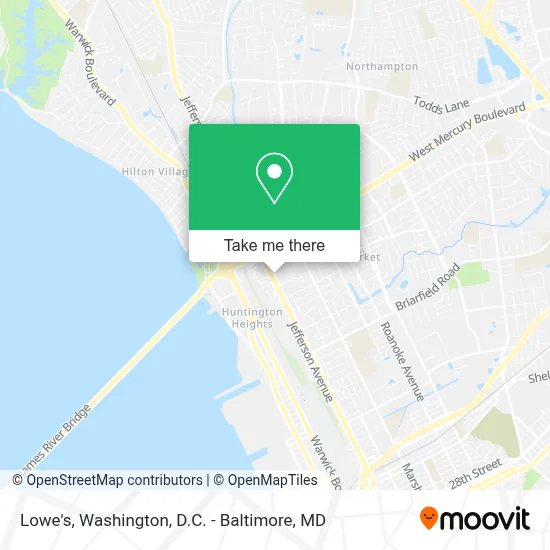 Lowe's map