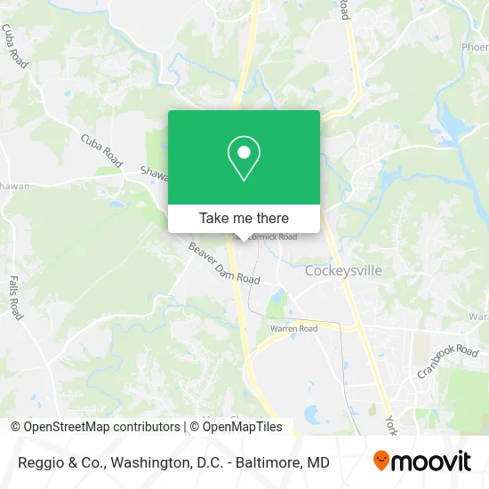 Reggio & Co. map
