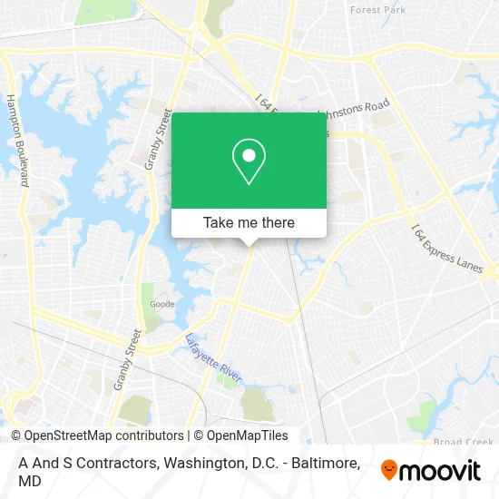 A And S Contractors map