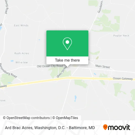 Ard Brac Acres map