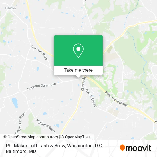Phi Maker Loft Lash & Brow map