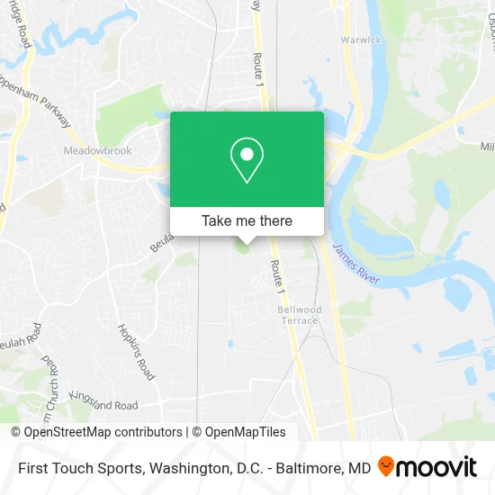 First Touch Sports map