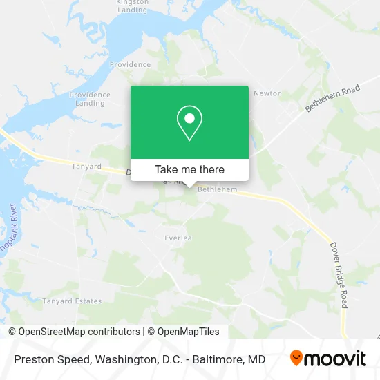 Preston Speed map