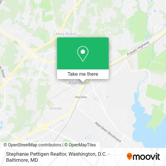 Stephanie Pettigen Realtor map