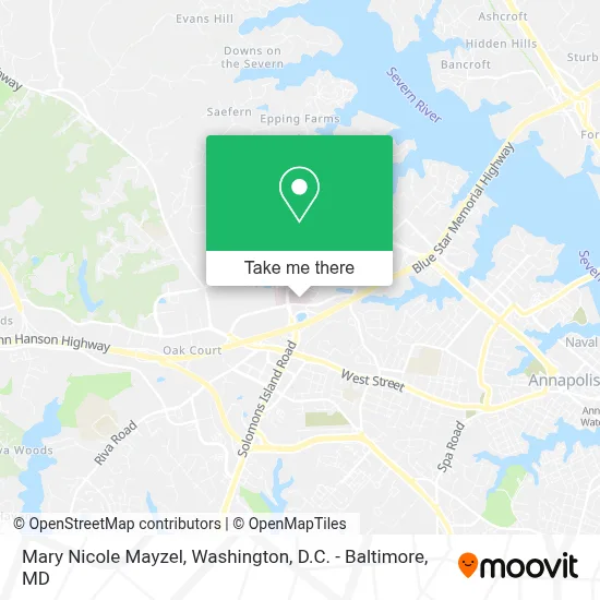 Mary Nicole Mayzel map