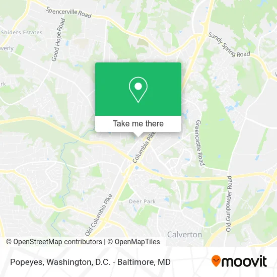 Popeyes map