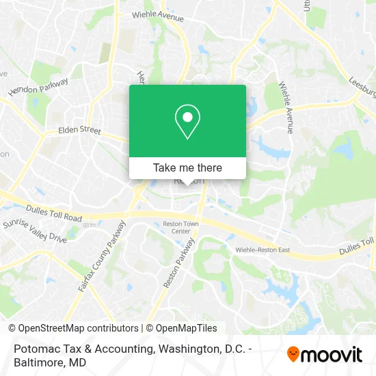 Potomac Tax & Accounting map